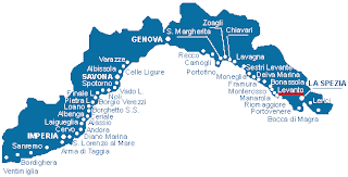 Mappa della Liguria