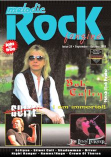 MRF Melodic Rock Fanzine 28 (2008-05) - September & October 2008 | CBR 72 dpi | Bimestrale | Musica | Rock | Recensioni
Belle interviste condite da veloci recensioni delle ultime uscite della casa discografica Frontiers Records.
Ecco come riassumere in poche parole quello che è la MRF Melodic Rock Fanzine, cioè un ottimo magazine.
La Frontiers, sempre molto attiva su tutti i fronti mediatici per pubblicizzare e far conoscere le sue (ottime) uscite, distribuisce questo magazine che può essere reperito nei migliori negozi di dischi in cui è possibile trovare gli album distribuiti dalla famosa etichetta discografica di Napoli.