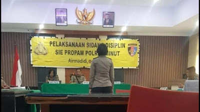 Oknum Polisi Mantan Kapolsek Mapanget Diduga Peras Korban Kebakaran Rumah
