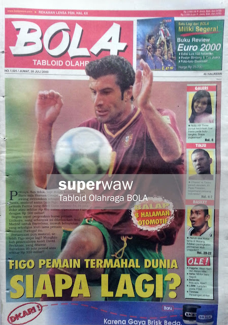 Tabloid BOLA: FIGO PEMAIN TERMAHAL DUNIA SIAPA LAGI