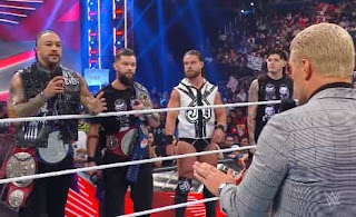 The Judgment Day vs. Cody Rhodes, Jey Uso, Sami Zayn y Seth Rollins