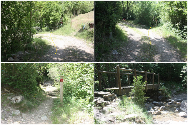 Ruta del Romànic de la Vall de Boí; camí de la ruta de l'Aigua paral·lel al riu la Noguera de Tor