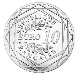 10 euros argent - monnaie de Paris - Euro 2016