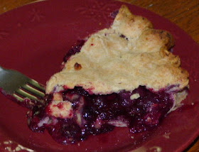 July is blueberry time with pie to prove it. 