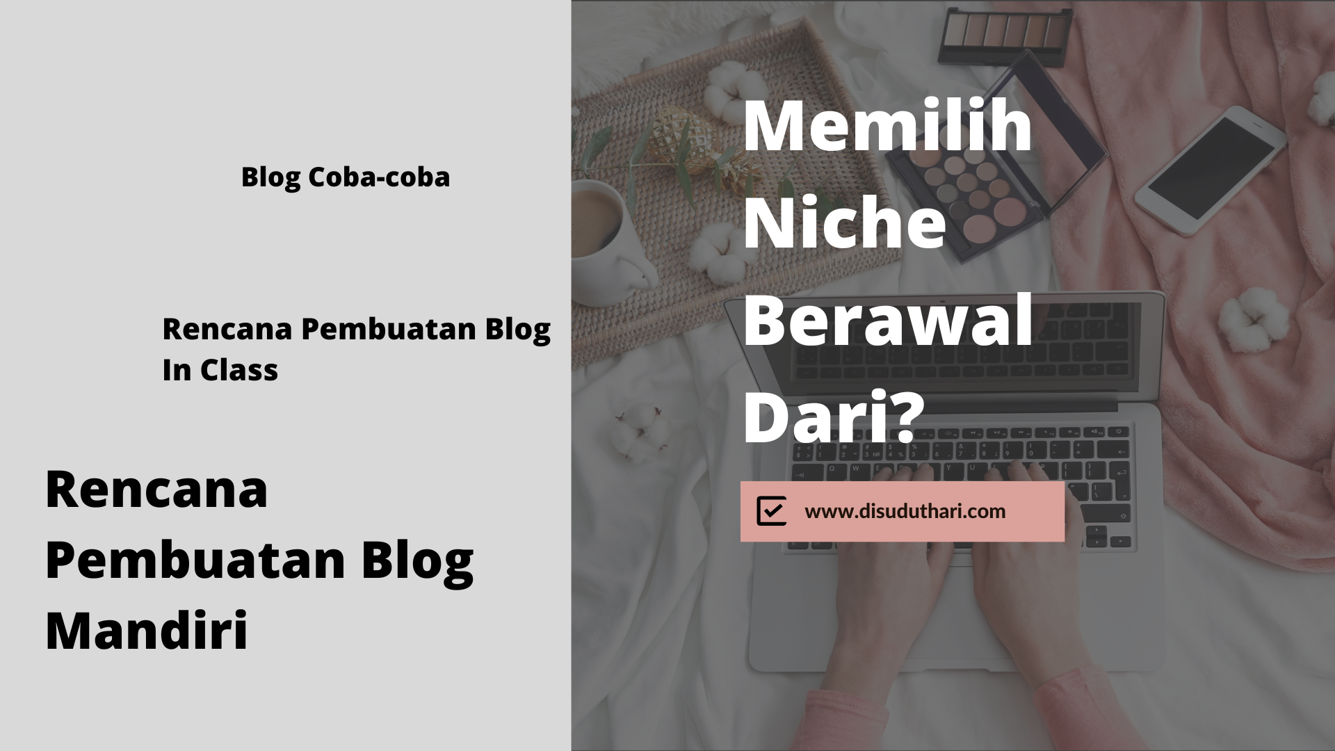Pengalaman memilih niche blog