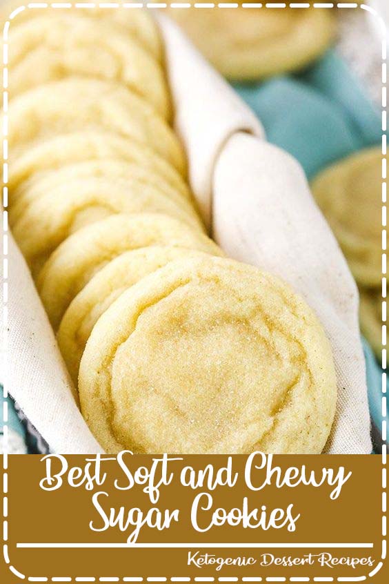 The Best Soft and Chewy Sugar Cookies - a must-have recipe for any good sugar cookie fan! These cookies require no chilling, they're quick and easy to make, buttery and full of vanilla, and wonderfully soft and chewy for DAYS!
