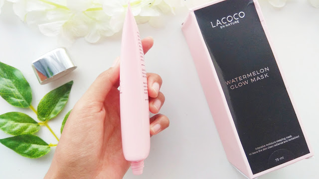 Review Lacoco Watermelon Glow Mask - Icha Faizah