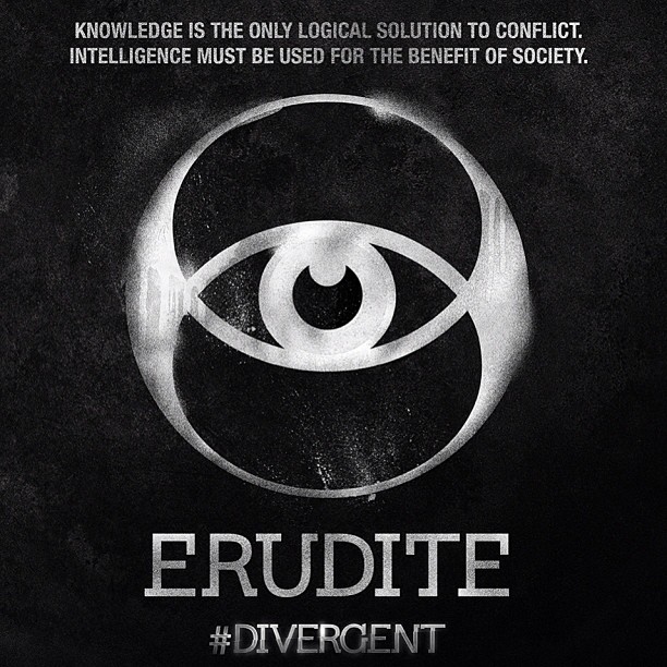 erudite faction symbol divergent movie