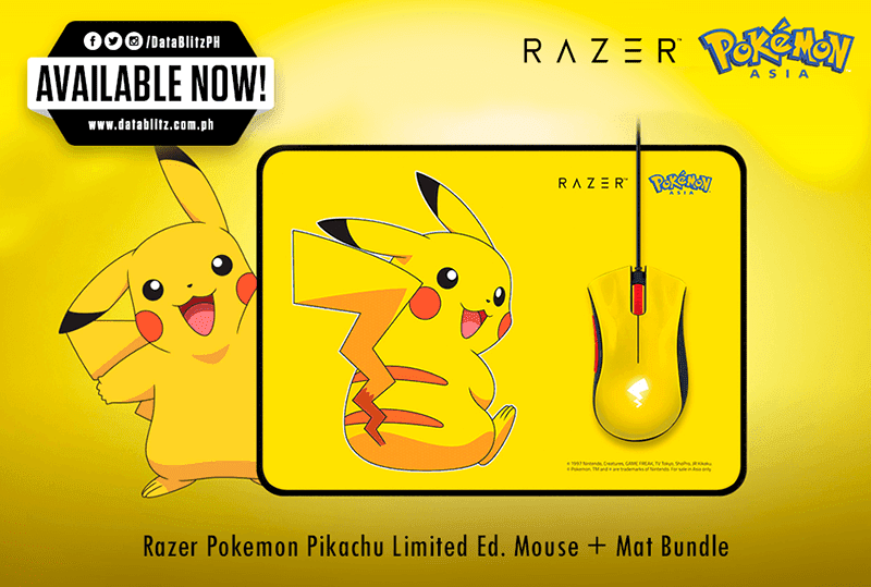 Razer Pokemon Pikachu Limited Edition Mouse and Mat Bundle