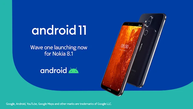 Nokia 8.1 receiving Android 11 update