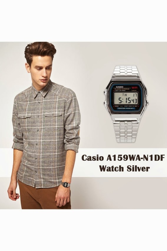 Casio A159WA-N1DF Watch Silver