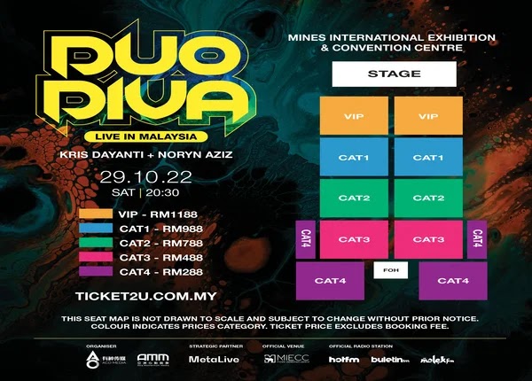 Konsert Duo Diva Kris Dayanti Dan Noryn Aziz Live In Malaysia