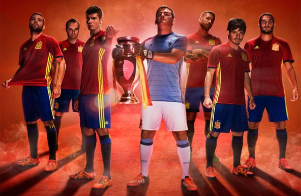 equipación adidas de la selección española Euro 2016