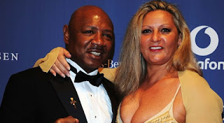 Kay Guarrera with her late husband Marvelous Marvin Hagler