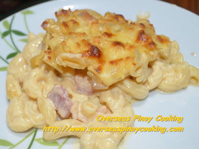Baked Macaroni and Cheese Pinoy Style