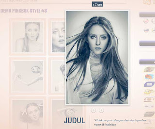 Gallery CSS3 Photo Pinkbox Pada Blog