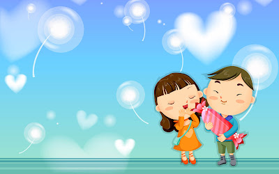 gambar kartun cinta, gambar kartun romantis