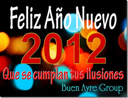 Feliz Año Nuevo 2012