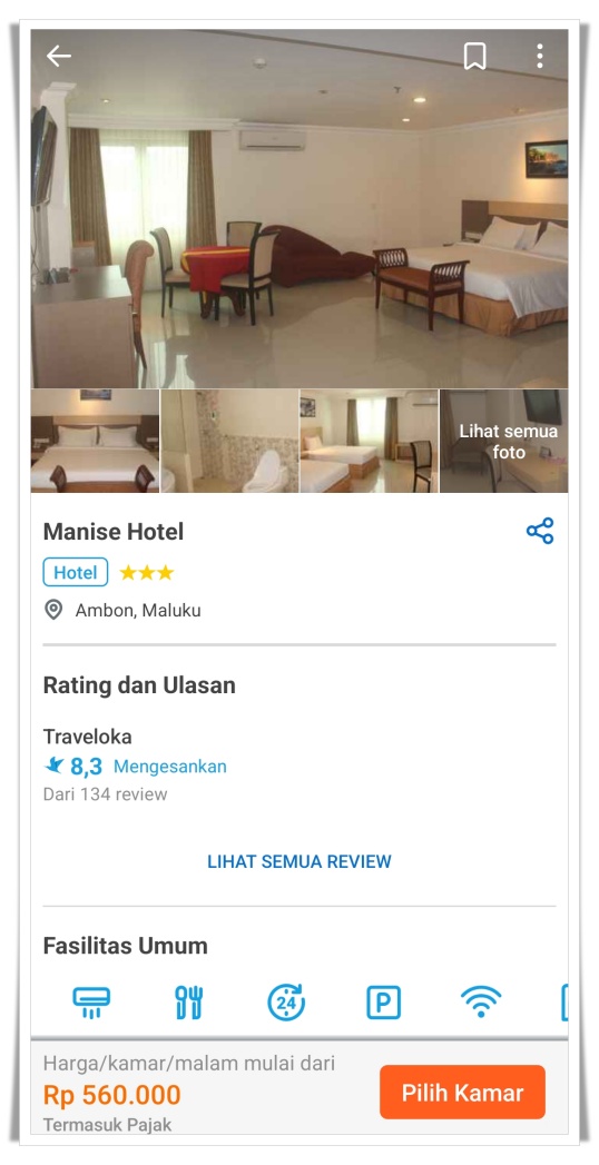 Manise Maluku di Traveloka Hotel