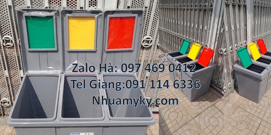 Thùng rác 2 ngăn 40L uy tín, thùng đựng rác nắp lật giá rẻ, Thùng rác nhựa nắp lật bộ 3, thùng rác nhựa composite, thùng rác hộ gia đình 6fe7bf747041a81ff15016