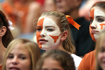 sports fan all dressed up