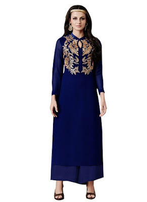 Blue And Aqua Kurtis 2016