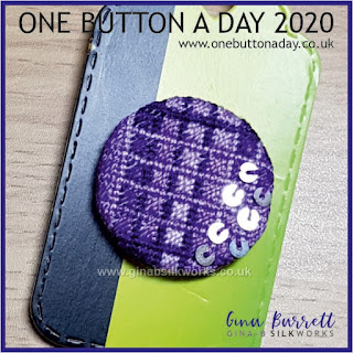 One Button a Day 2020 by Gina Barrett - Day 82: Glimmer