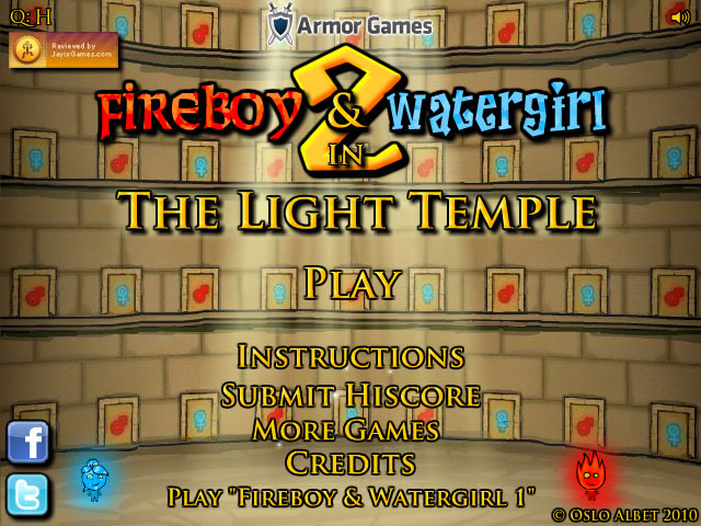 Ð˜Ð³Ñ€Ð°Ñ‚ÑŒ Ð² Ð¸Ð³Ñ€Ñƒ FireBoy and WaterGirl 2 in The Light Temple