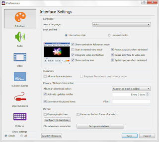 Torrent Video Player Settings