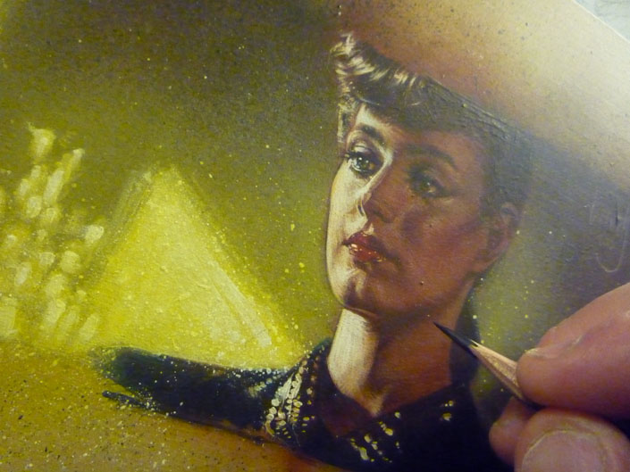 Rachael from Blade Runner, Artwork Copyright © 2013 Jeff Lafferty