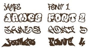 Graffiti Fonts Alphabet3