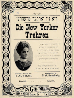 sheet music for Die New Yorker Trehren