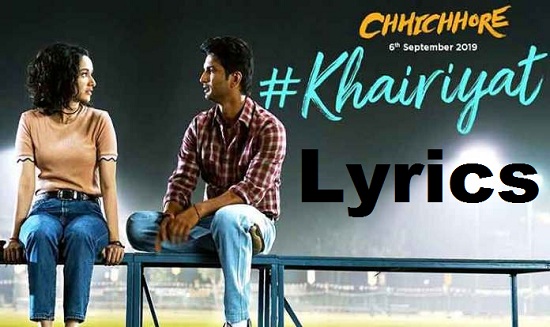 Khairiyat Song Lyrics In Hindi - Arijit Singh Song Lyrics