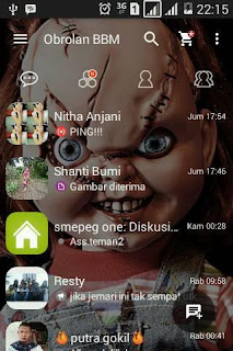 BBM MOD Chucky Doll Theme Apk2