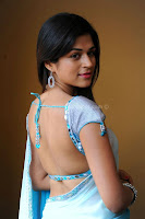 Shraddha, das, hot, saree, milky, back, show