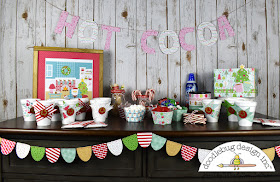Hot Cocoa Bar Party by @WendySue with the "Milk & Cookies" collection by @DoodlebugDesign