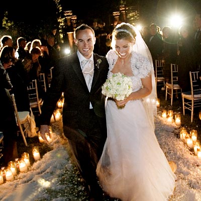 Landon Donovan and Bianca Kajlich were married on New Year's Eve in 2006