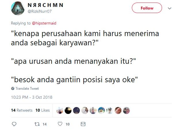 13 Jawaban Kocak 'Interview HRD' Ini Bikin Auto Keterima Kerja