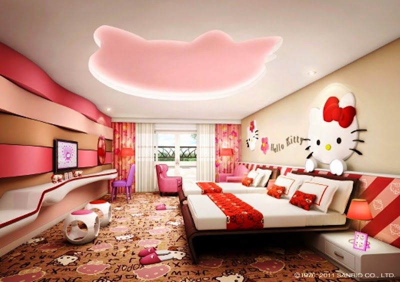 51 Contoh Desain Kamar Hello Kitty, Top!