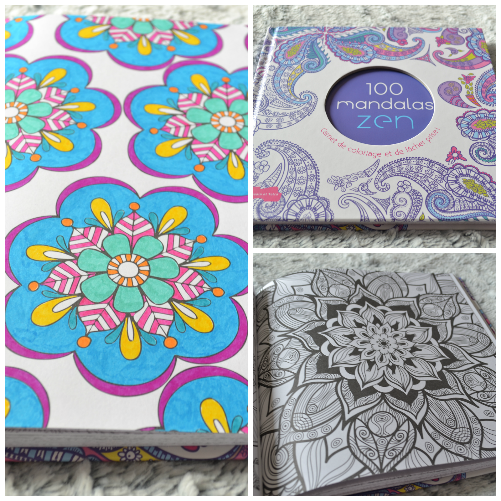 100 Mandalas Zen Carnet de coloriage et de l¢cher prise