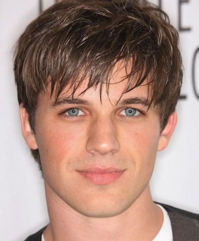 Matt Lanter with his crop layered hairstyle.