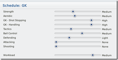 New training schedules in FM 2011