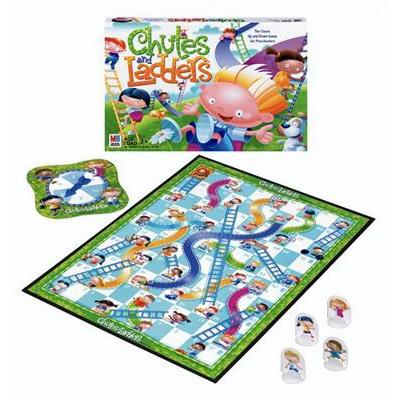 Remember playing Chutes and Ladders as a kid? That's how I feel this morning