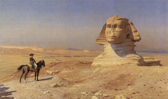 Napoleon Bonaparte Before the Sphinx