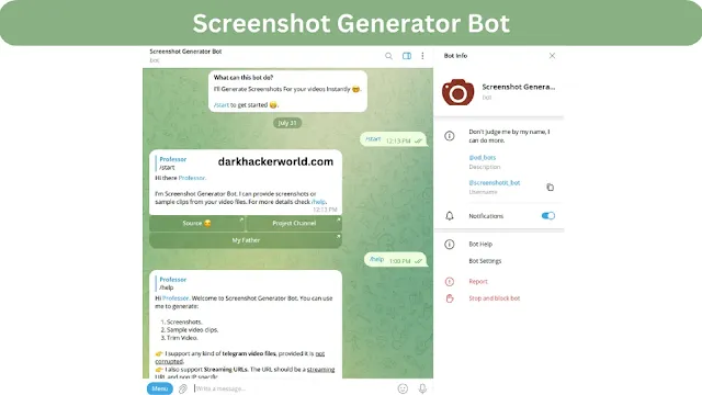 Screenshot Generator Bot