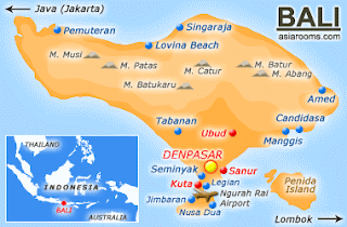 amed map diving bali