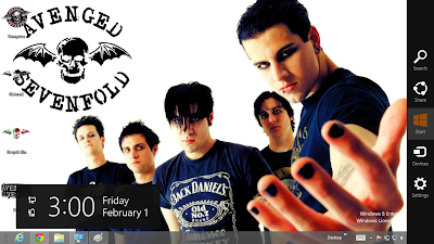 Avenged Sevenflod Theme For Windows 8