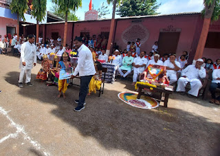 सरस्वती शिशु मंदिर बोदरली में राधा कृष्ण बाल रूपी सज्जा प्रतियोगिता का आयोजन किया गया