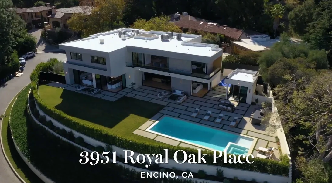 88 Interior Design Photos vs. 3951 Royal Oak Pl, Encino, CA Ultra Luxury Modern Mansion Tour