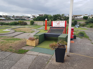 The Crazy Golf course in Prestatyn, Wales